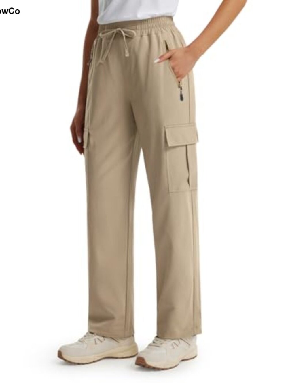 Women's Cargo Hiking Pants Lightweight Quick-Dry UPF 50+ Petite